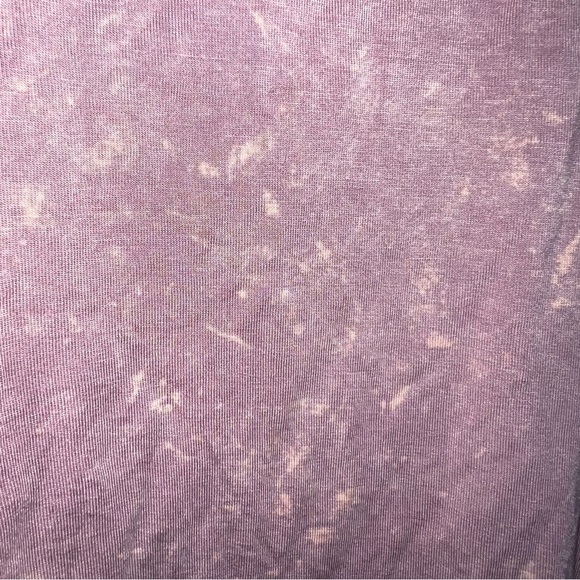 American Eagle Soft & Sexy Side Slit with Tie Purple Marbled Tank Size Small - Picture 7 of 8